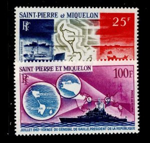 St. Pierre & Miquelon #C35-6  Single (Complete Set)