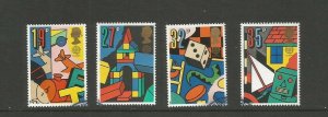 GB 1989 Europa, Games and Toys Fine Used SG 1436/9