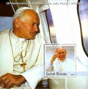Guinea-Bissau - Pope John Paul II 4 S/S Set - GB3105a-d