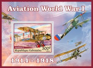 Stamps. Aviation. World War I 2018 year 6 sheets perforated MNH**