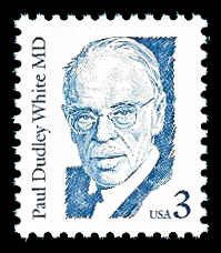 PCBstamps   US #2170a 3c Dr. Paul D. White, MNH, (9)