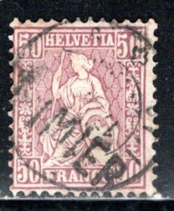 Switzerland Scott # 67, used