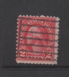 Scott #   634A type 2  singles  used