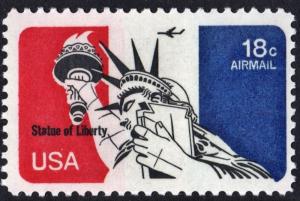 SC#C87 18¢ Statue of Liberty Single (1974) MNH