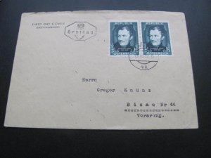 AUSTRIA 1952 SC# 582  FDC