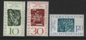 LIECHTENSTEIN   401-403 MNH  SET