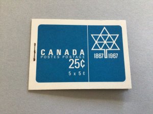Canada 1967 mint never hinged booklet  stamps Ref 64530