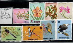 Singapore 62-69 Set Mint Never Hinged