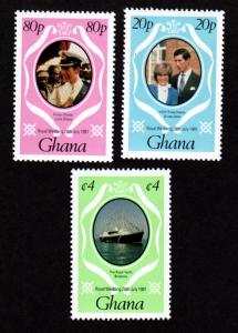 Ghana # 759-761 Mint!