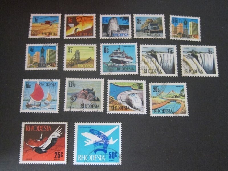 Rhodesia 1970 Sc 275-86,88-91 FU