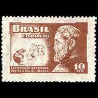 BRAZIL 1952 - Scott# RA2 Father Damien Set of 1 NH