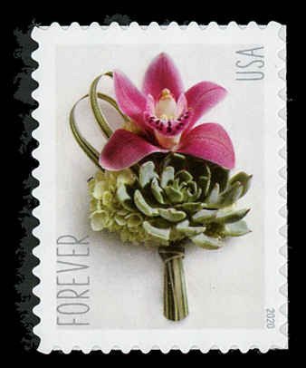 USA 5457 Mint (NH) Contemporary Boutonniere Forever Stamp