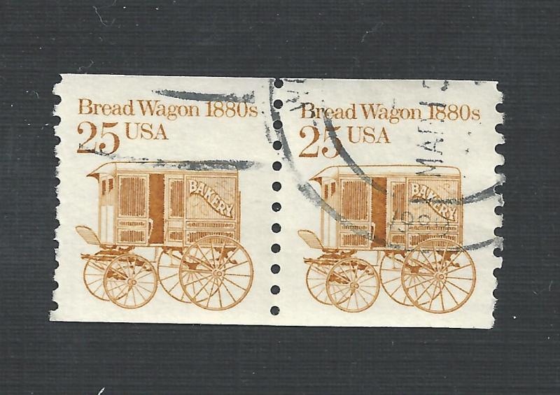 US #2136 25¢ Transportation Issue - Bread Wagon