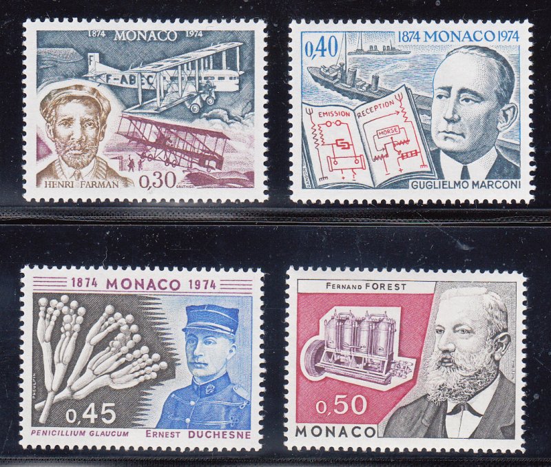 Monaco Scott #906-909 MNH