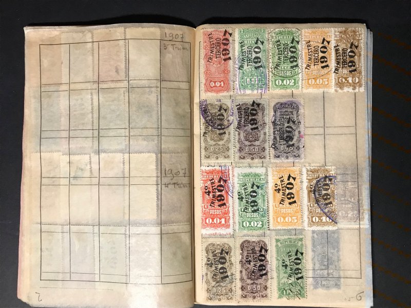 Uruguay Revenue Stamps Mint/Used 1896-1911 (1400 Stamps)