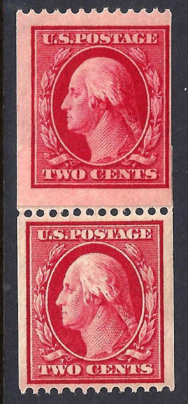  U.S. 349 FVF MNH PASTE-UP PAIR SCV$575.00 (349-13)