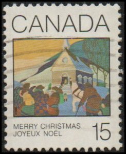 Canada 870 - Used - 15c Christmas Card, 1931 (1980) +