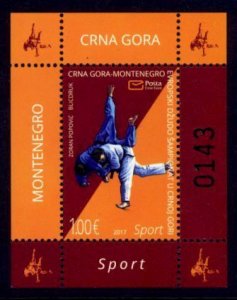 Montenegro Sc# 419a MNH U23 European Judo Championships 2017 (S/S)