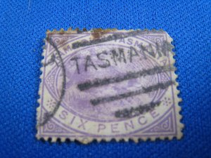 AUSTRALIA - TASMANIA 1880  -  SCOTT # AR26  USED