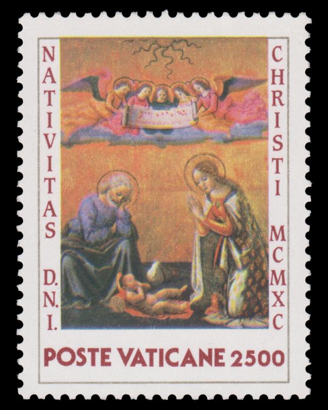 VATICAN CITY STAMP. SCOTT # 869. YEAR 1990. MINT