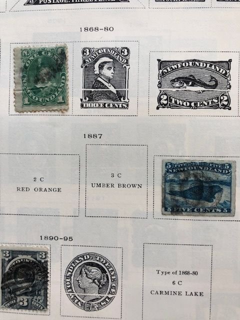New Zealand Newfoundland New Hebrides Naru Netherland Prior to 1940 Album Sheets