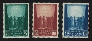 SALE Vatican Prisoners of War Relief Fund 3v 1942 MH SC#77-79 SG#85-87 MI#89-91