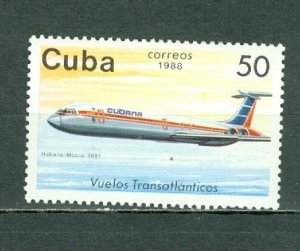 CUBA 1988 AIRCRAFT  #3033  MNH...$1.60