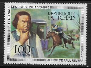 CHAD, C181, MNH, PAUL REVERE'S