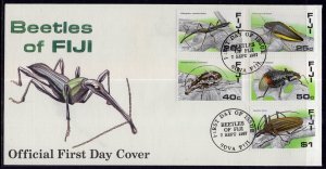 Fiji 574-578 Beetles U/A FDC