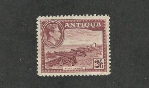 Antigua, Postage Stamp, #92 Mint LH, 1942 Fort James, JFZ