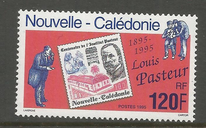 NEW CALEDONIA  708  MNH, LOUIS PASTEUR (1822-1895)