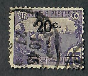 Tunisia #36 used single