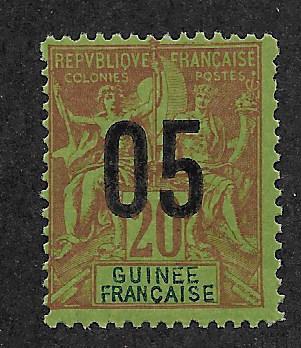 FRENCH GUINEA SC# 51  F/MOG    1912