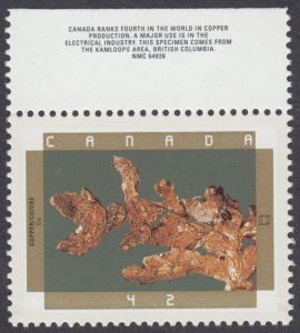 Canada - #1436 Canadian Minerals - MNH