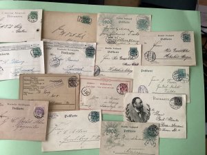 Germany Empire postcard  collection 14 items  Ref A778