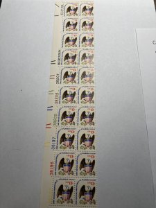 Scott 1596 from LL sheet 2 columns Plate Block 20 stamps M NH OG ach