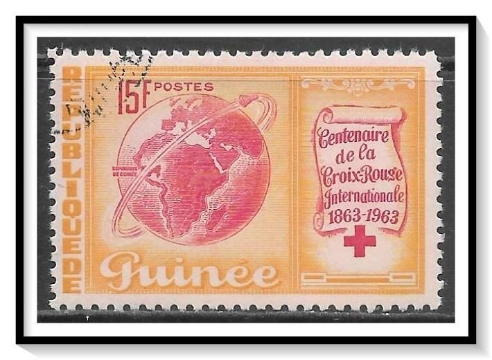 Guinea #311 Red Cross CTOH