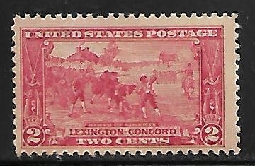 United States - Lexington - Concord Issue - 2c - Scott #644 - Fine -  (NH)