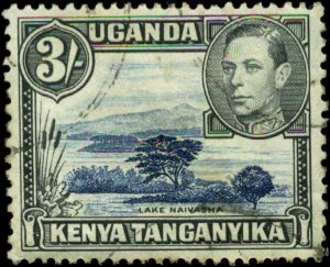 Kenya, Uganda & Tanzania  Scott #82a SG #147 Used  Perf 13 x 11 1/2