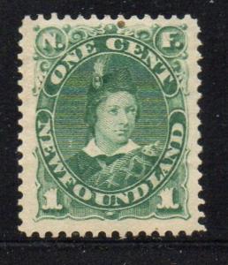 Newfoundland Sc 45 18971 c green Prince of Wales stamp mint