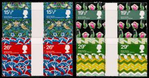 SG1192-1195, GUTTER PAIR SET. NH MINT.