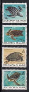 Solomon Islands Scott #489-492 MNH