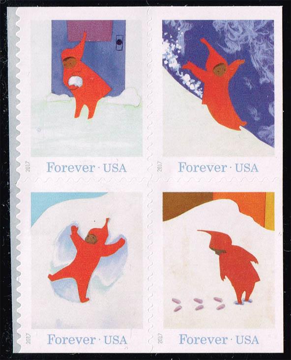 US #5243-5246 The Snowy Day Set of 4; MNH (4.00)