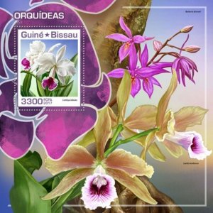 Guinea-Bissau - 2017 Orchids - Stamp Souvenir Sheet - GB17506b