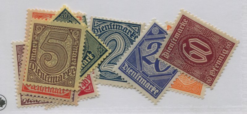 GERMANY  O1-13   MNH