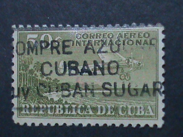 ​CUBA-AIRMAIL 1931  11 VERY OLD CUBA AIRMAIL USED-STAMP-VF  ALMOST 91 YEARS