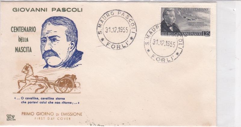 italy 1955  stamps cover ref 19610