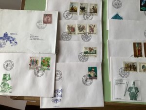 Liechtenstein 1989-92 postal stamps covers  20 items Ref A1388
