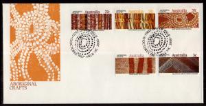 Australia 1047-1051 Hand Crafts U/A FDC