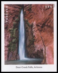 US 5800n Waterfalls Deer Creek Falls imperf NDC single MNH 2023